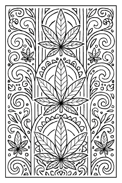 420 mandala, leaf, weed, marijuana, mary jane, cannabis, 420, adult, coloring, colouring, stoned, printable, free, 